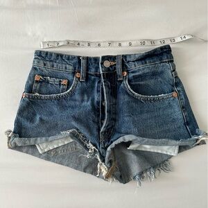 Zara Denim Blue Women's Shorts